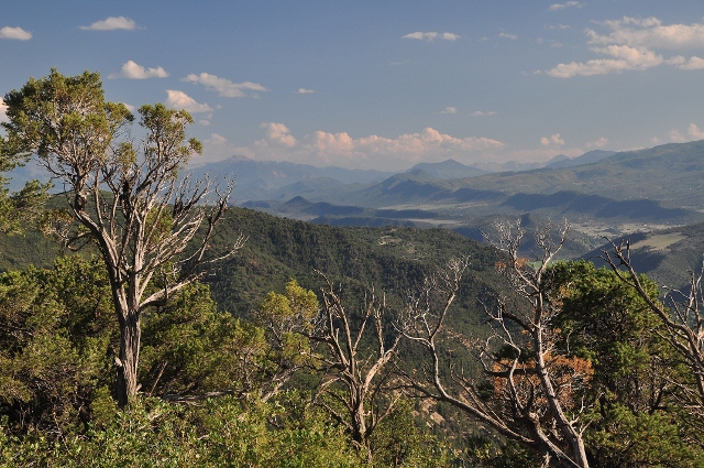 a view of the Roaring Fork Valley from Ironwood Mountain in Glenwood Springs